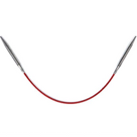 9" Circular Red Steel