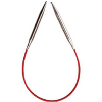 9" Circular Red Steel
