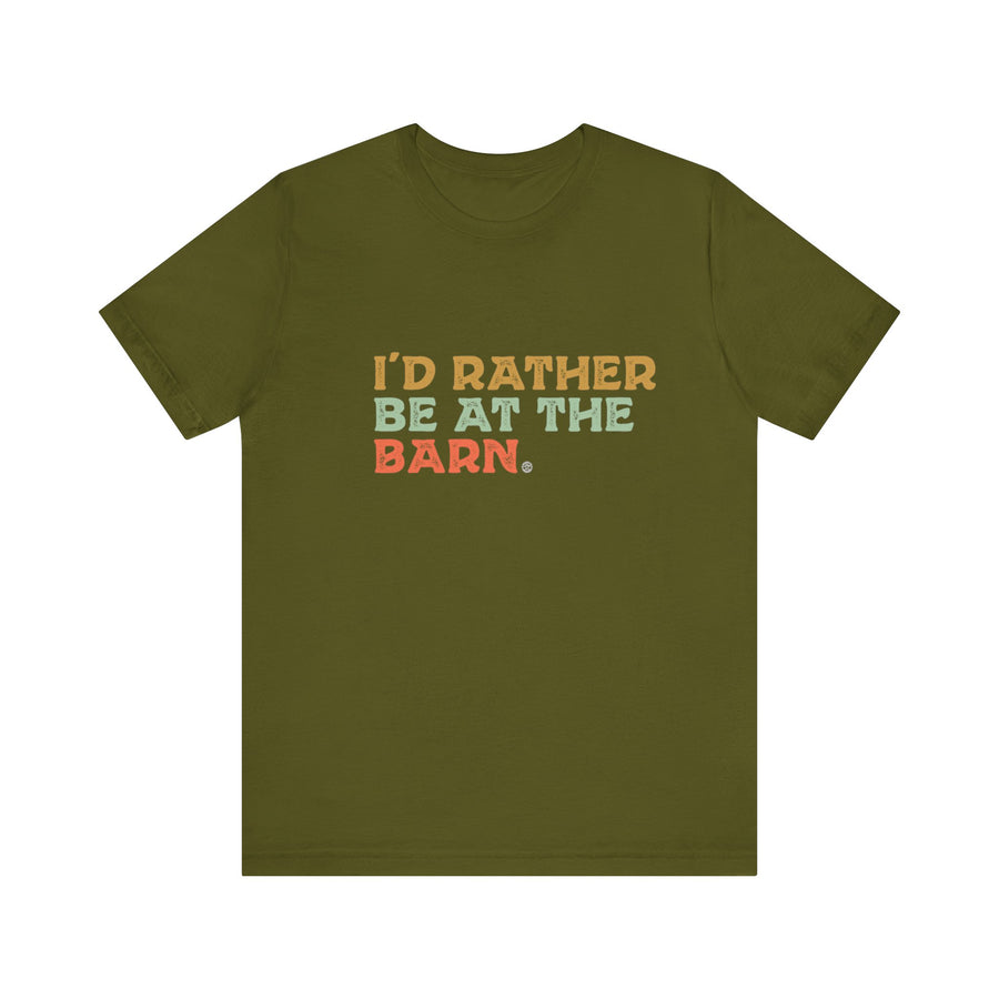 I'd Rather Be at the Barn