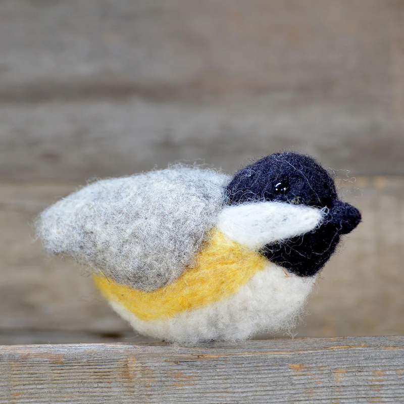 Chickadee Needle Felt Kit