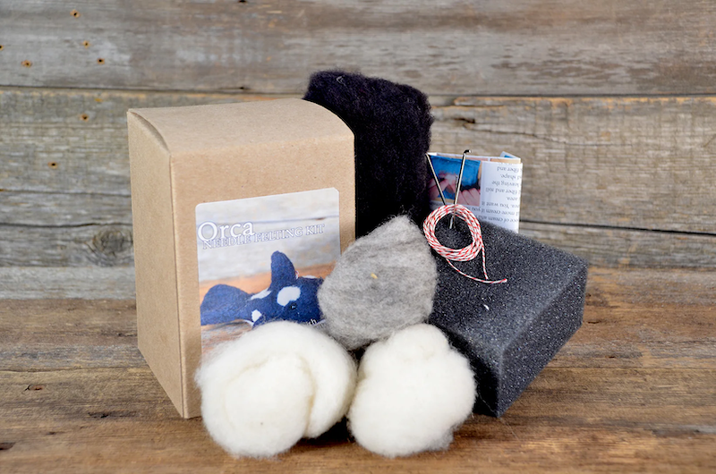 Orca Whale Felting Kit